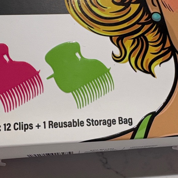 Hair Roller Clips - Pink & Green - Unbranded - Picture 4 of 6